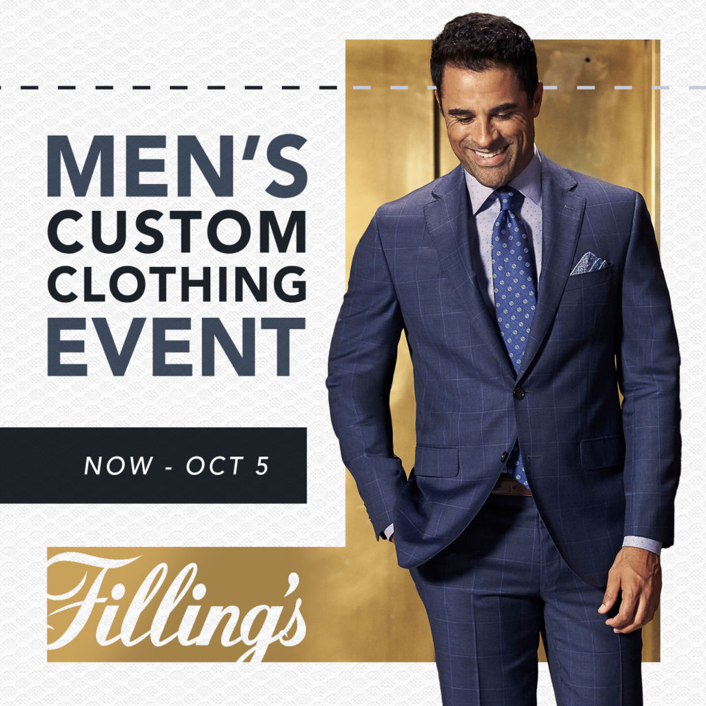 Men’s Custom Clothing Event – Filling's